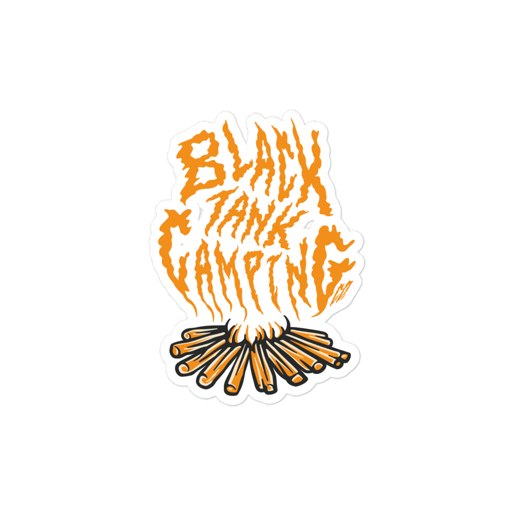 Campfire – Sticker (Orange)