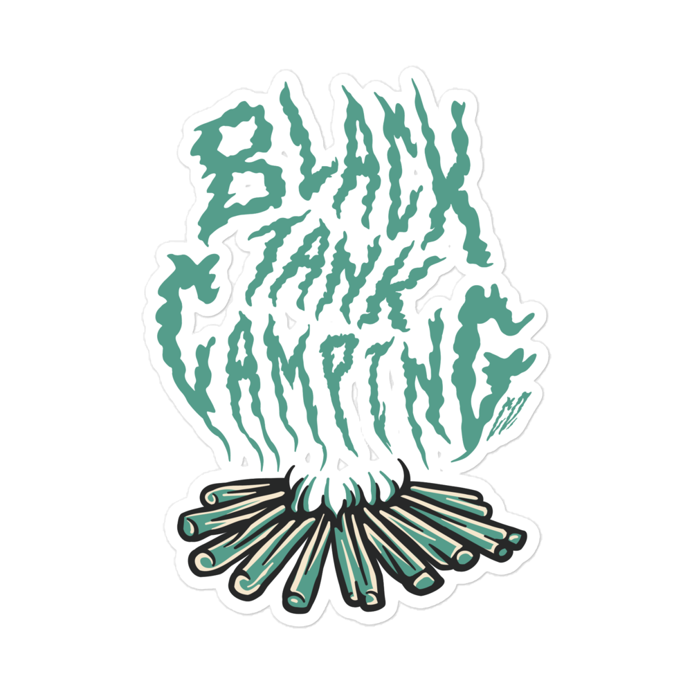 Campfire – Sticker (Teal)