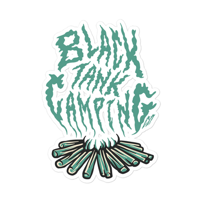 Campfire – Sticker (Teal)