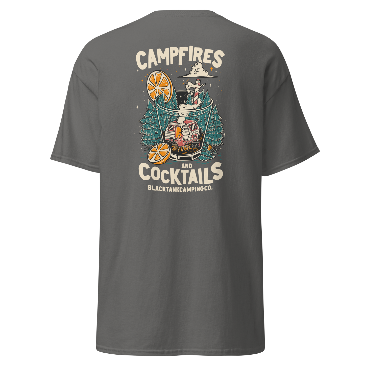 Campfires and Cocktails - Unisex T-shirt