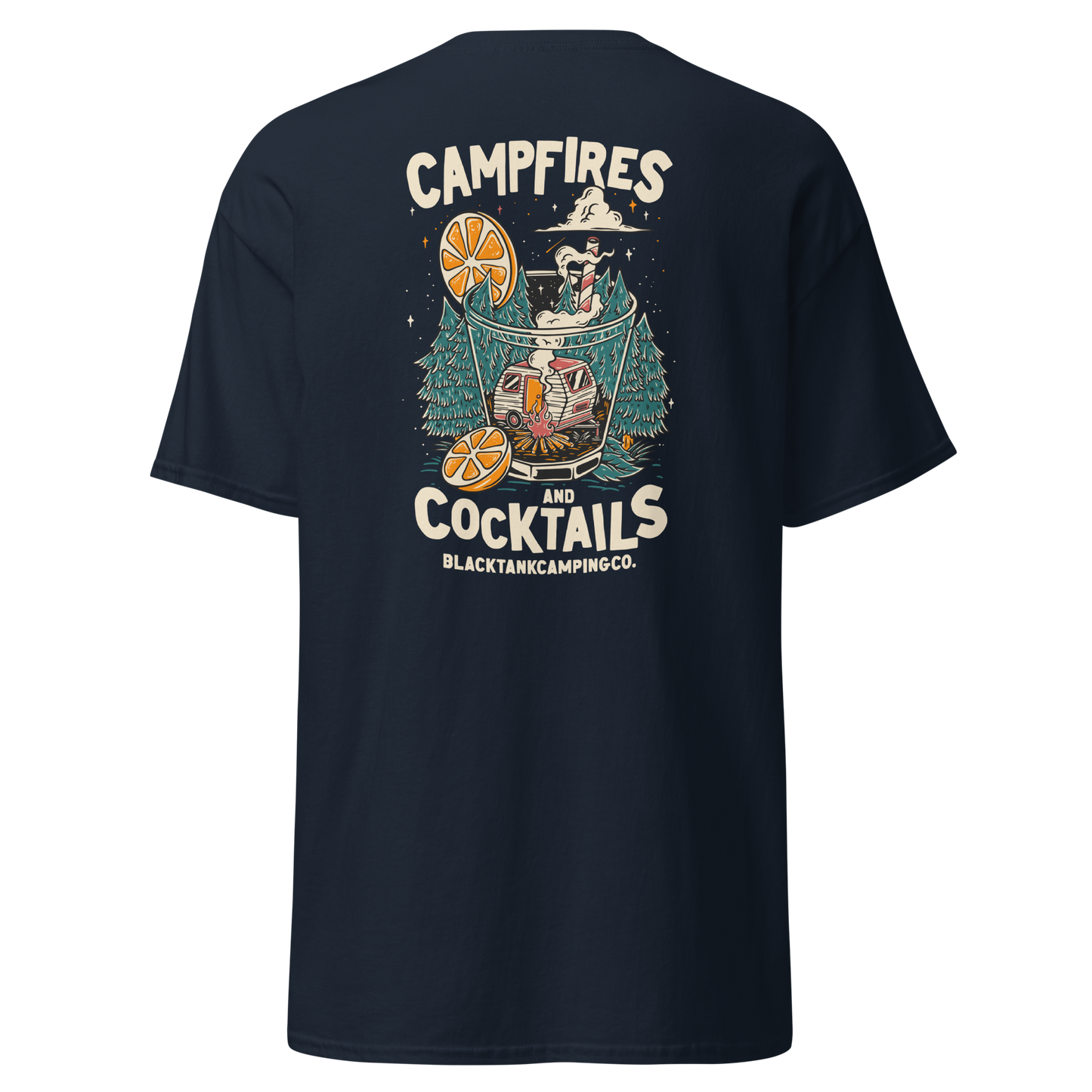 Campfires and Cocktails - Unisex T-shirt