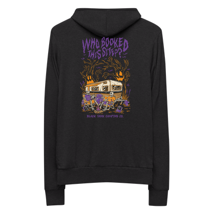 Who Booked This Site? – Zip Up Hoodie (Purple)