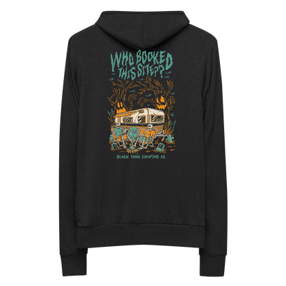 Who Booked This Site? – Zip Up Hoodie (Teal)