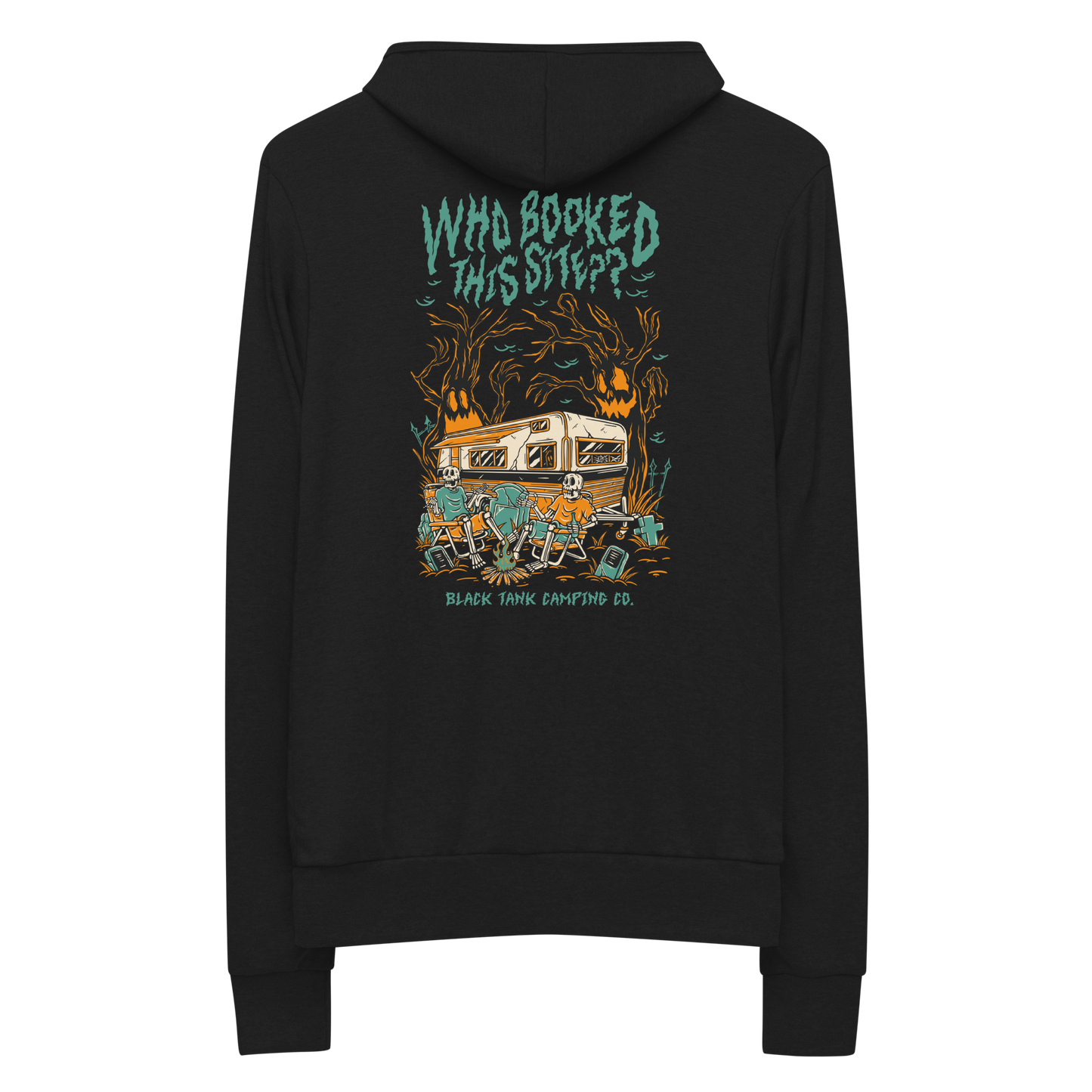 Who Booked This Site? – Zip Up Hoodie (Teal)