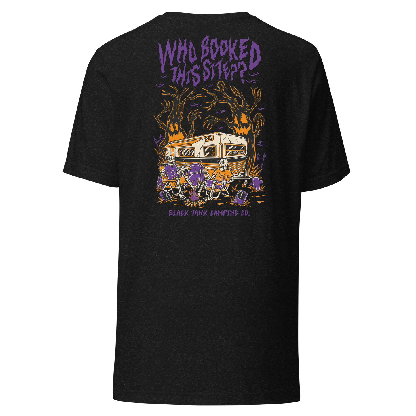 Who Booked This Site? - Unisex T-shirt (Purple)