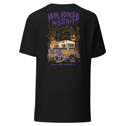 Who Booked This Site? - Unisex T-shirt (Purple)