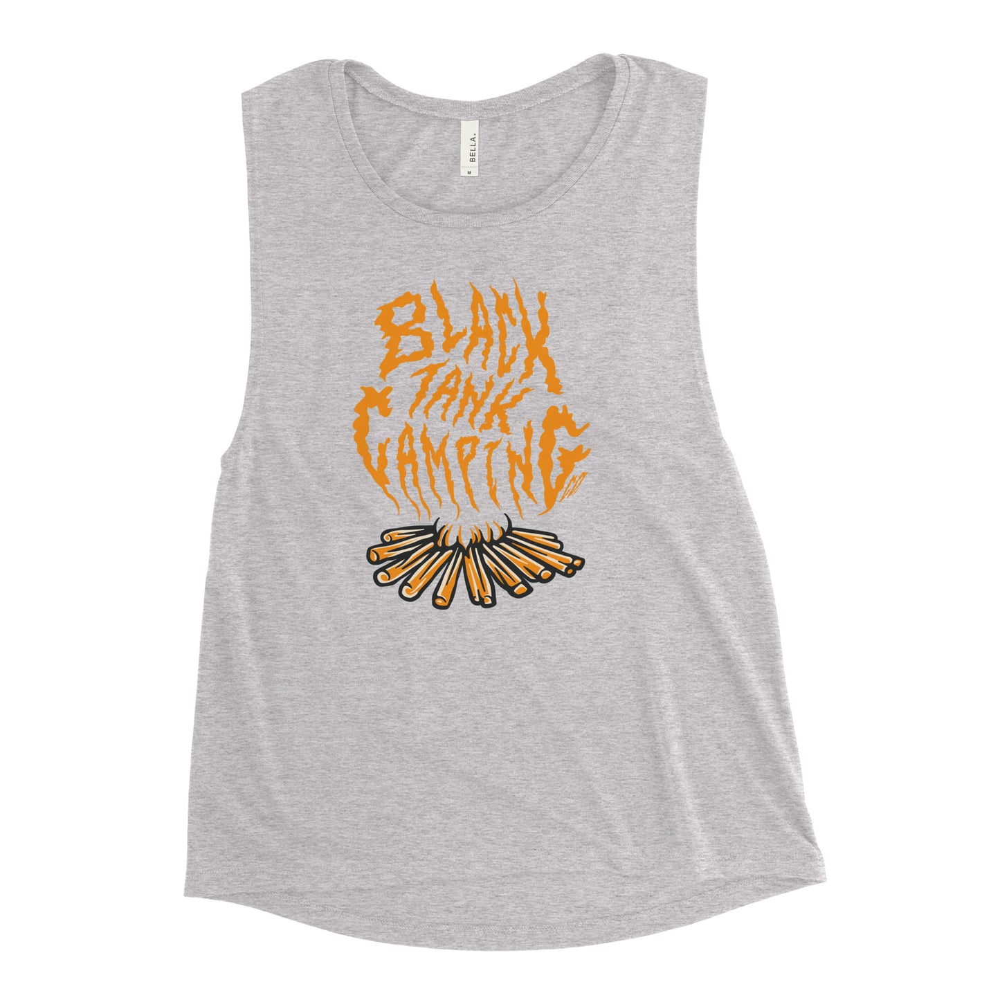 Campfire – Ladies Tank Top (Orange)