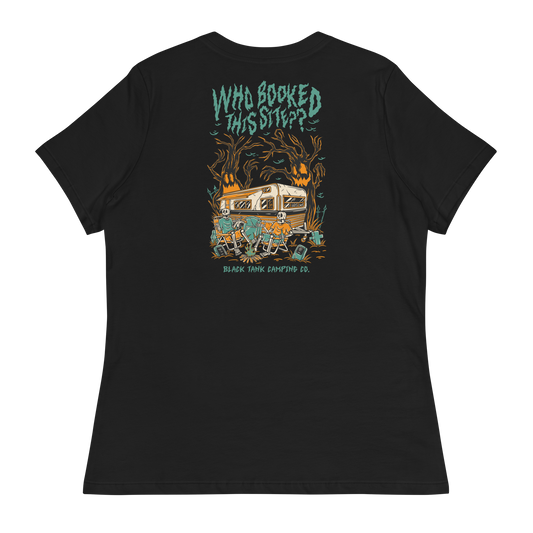 Who Booked This Site? – Ladies T-shirt (Teal)