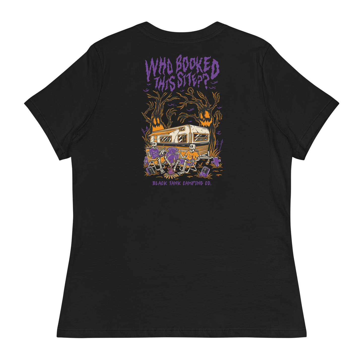 Who Booked This Site? – Ladies T-shirt (Purple)