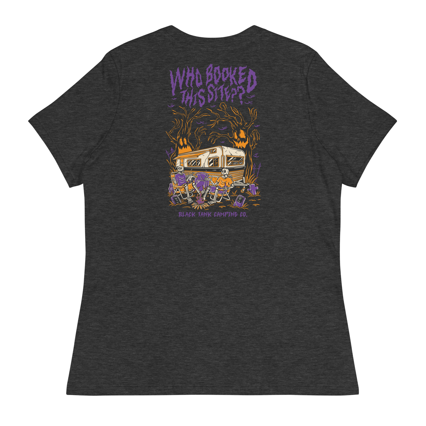 Who Booked This Site? – Ladies T-shirt (Purple)